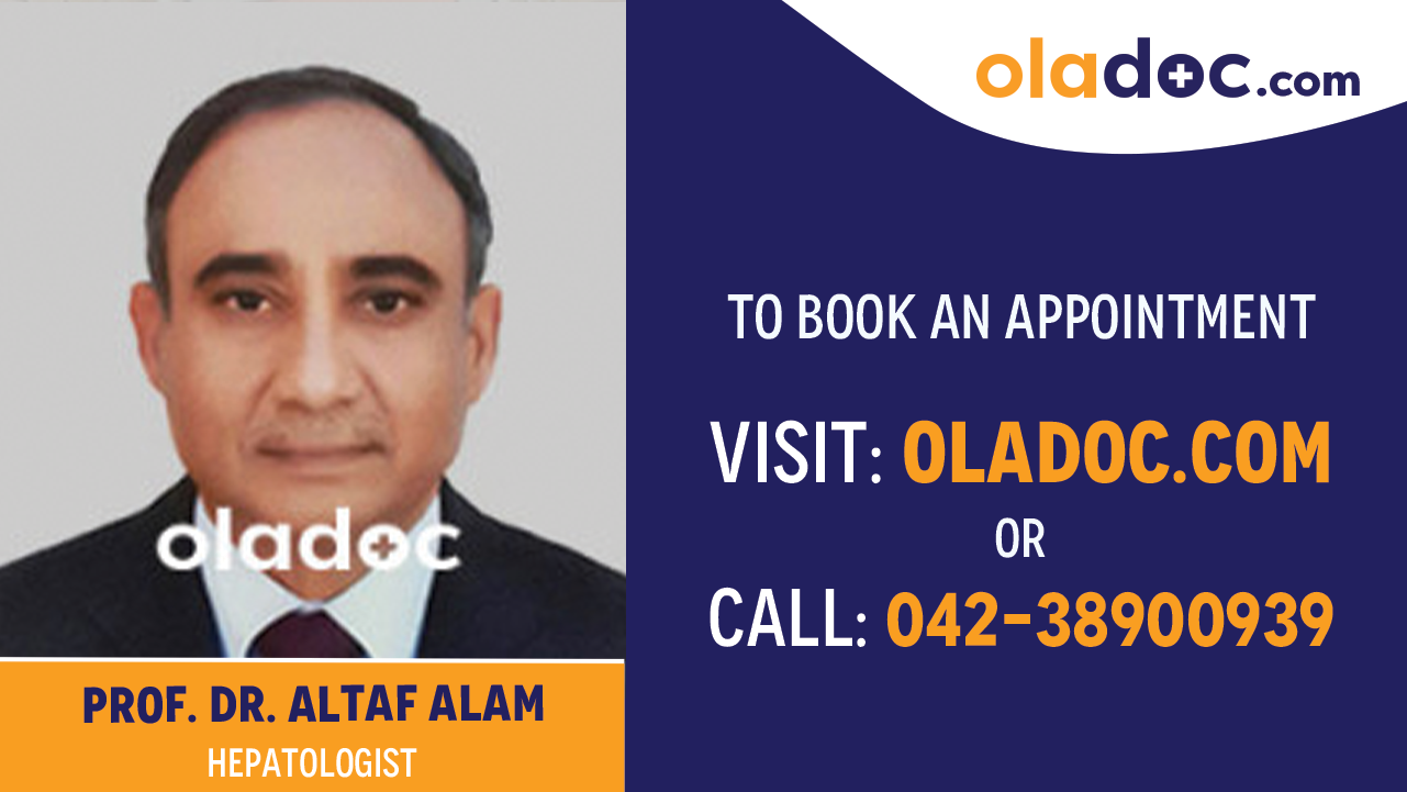 Book appointment with Dr. Altaf Alam-best Gastroenterologist in Lahore